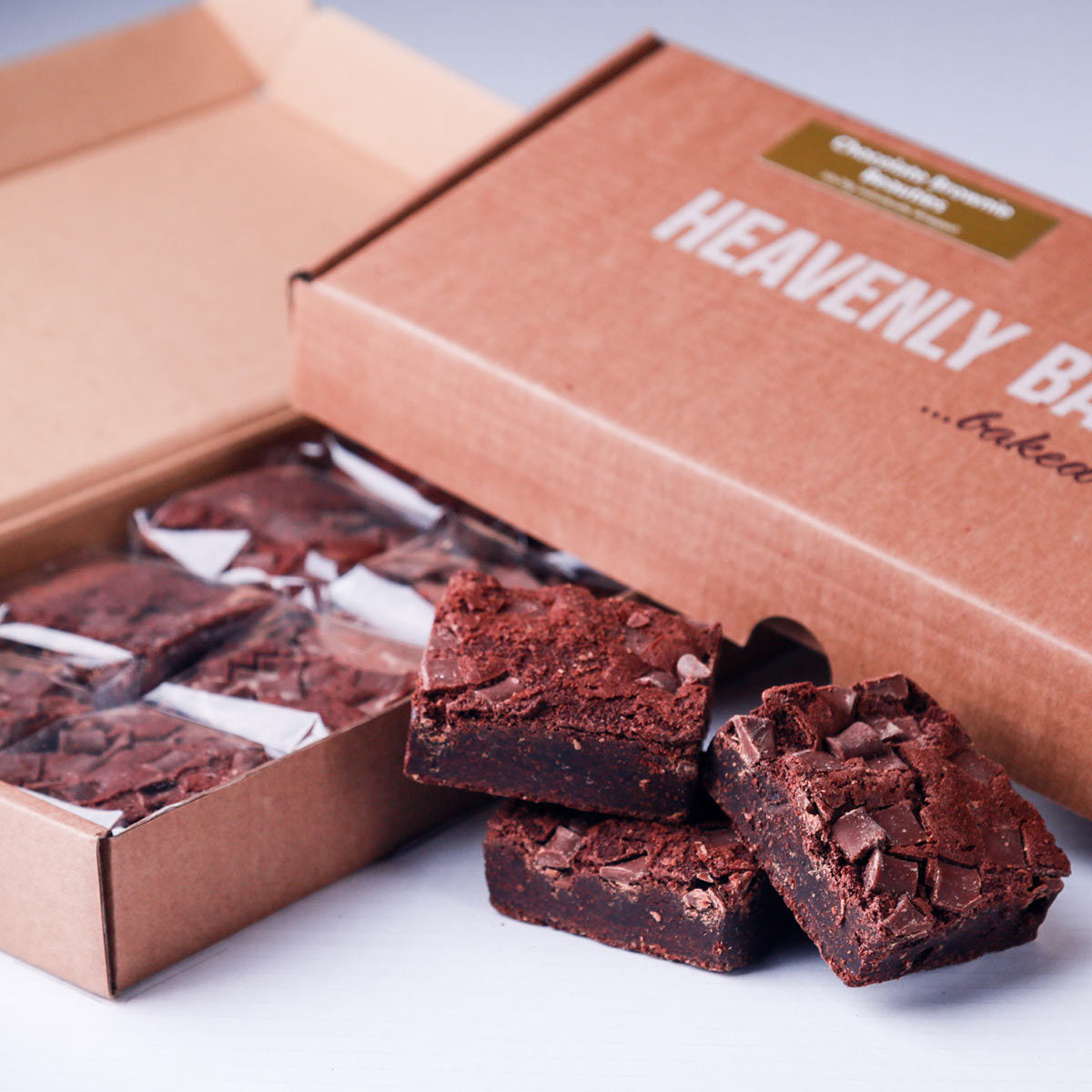 Heavenly Bakes Belgian Chocolate Brownie Beauties, 20 x 70g - McGrocer