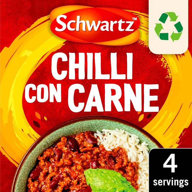 Schwartz Chilli Con Carne Mix WORLD FOODS M&S Default Title  