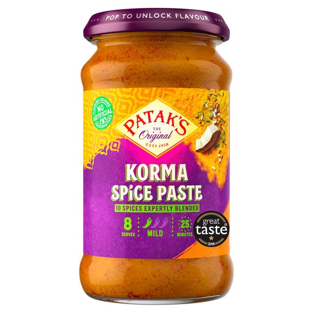 Patak's Korma Spice Paste Food Cupboard M&S Default Title  