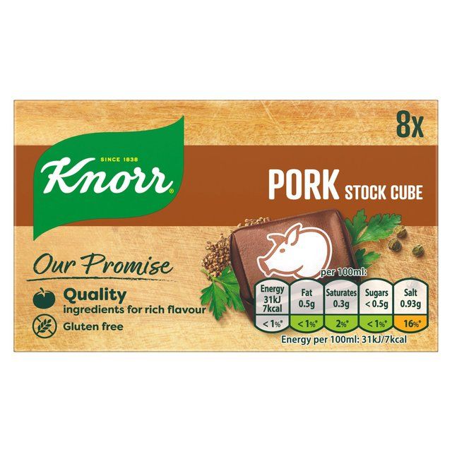 Knorr 8 Pork Stock Cubes Cooking Ingredients & Oils M&S   