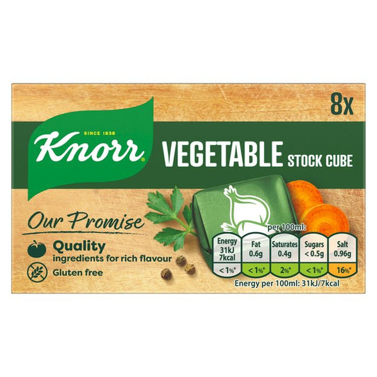 Knorr 8 Vegetable Stock Cubes Cooking Ingredients & Oils M&S   