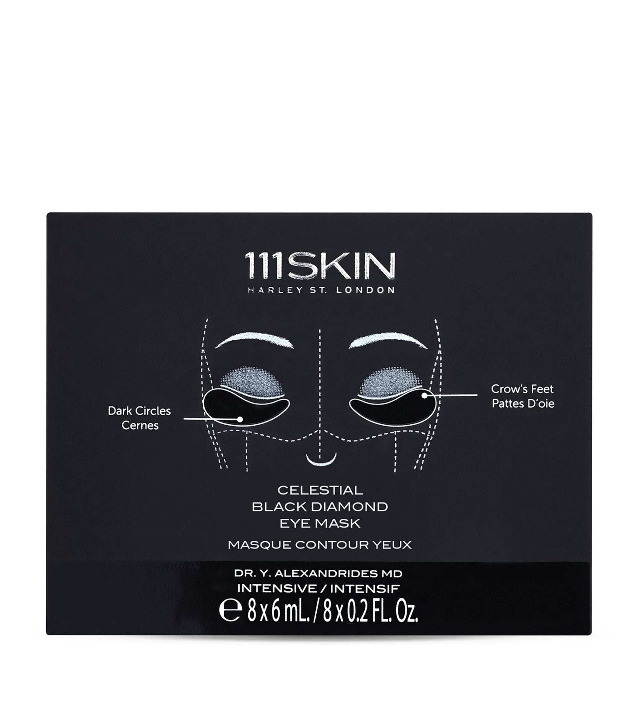 Celestial Black Diamond Eye Mask (Pack of 8) GOODS Harrods   