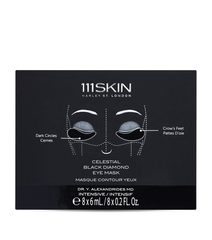 Celestial Black Diamond Eye Mask (Pack of 8)