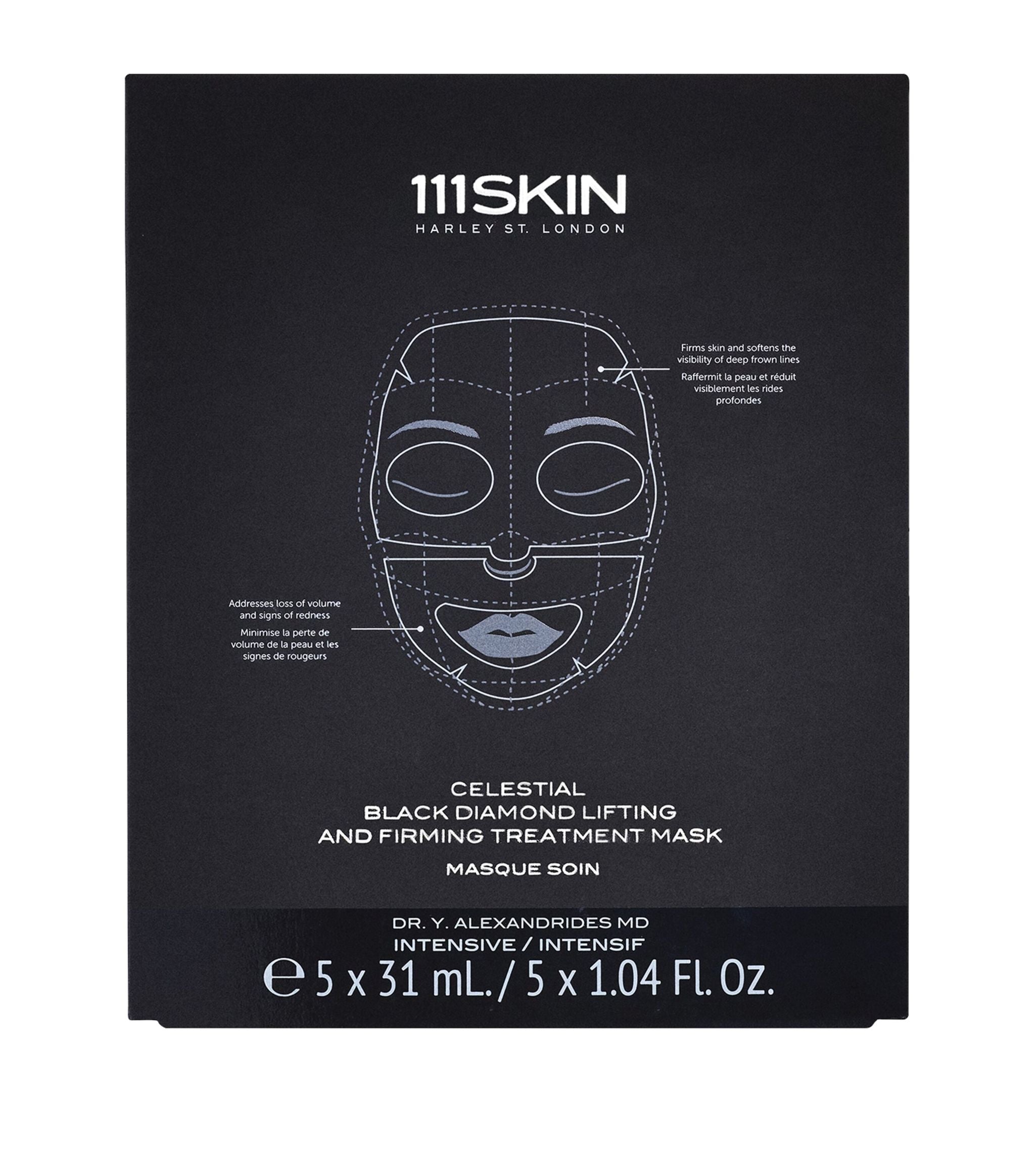 Celestial Black Diamond Lifting and Firming Treatment Mask Set (5 x 31ml) GOODS Harrods   