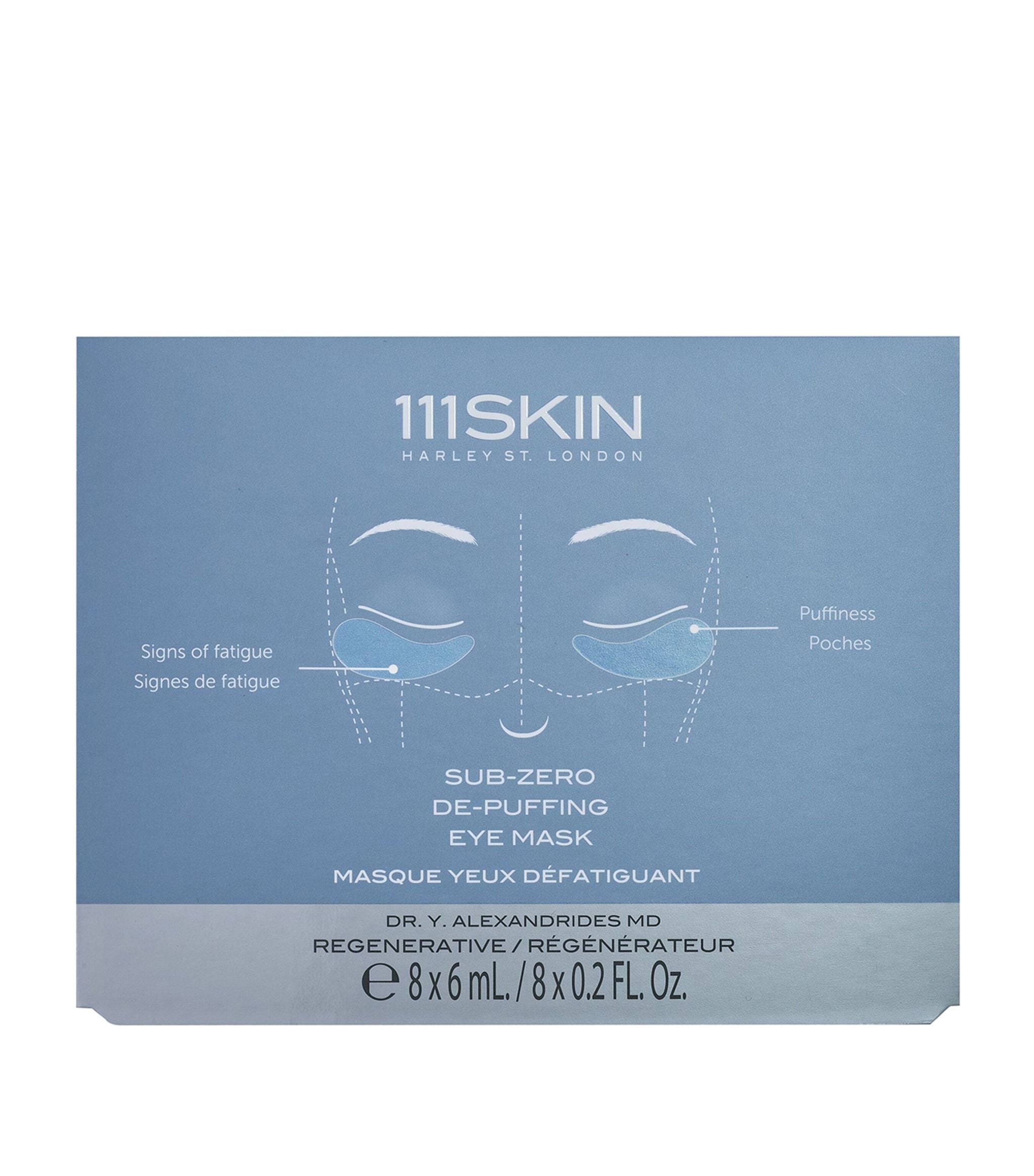 Cryo De-Puff Eye Mask (8 x 6ml) GOODS Harrods   