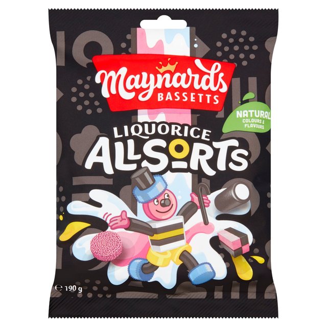 Maynards Bassetts Liquorice Allsorts Sweets Bag