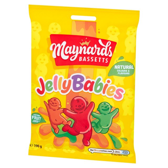 Maynards Bassetts Jelly Babies Sweets Bag