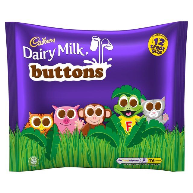 Cadbury Dairy Milk Chocolate Buttons Treatsize Bags