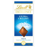 Lindt Excellence Extra Creamy Milk Chocolate Bar Food Cupboard M&S Default Title  