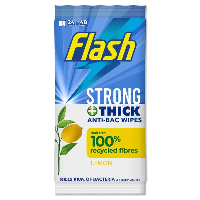 Flash Antibacterial Cleaning Wipes Accessories & Cleaning M&S   