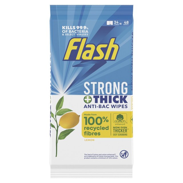 Flash Antibacterial Cleaning Wipes Accessories & Cleaning M&S   