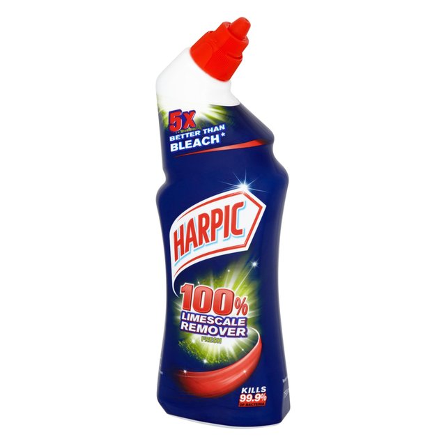 Harpic 100% Limescale Remover Fresh Toilet Cleaner Bathroom M&S   