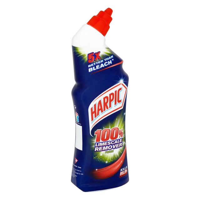 Harpic 100% Limescale Remover Fresh Toilet Cleaner Bathroom M&S   