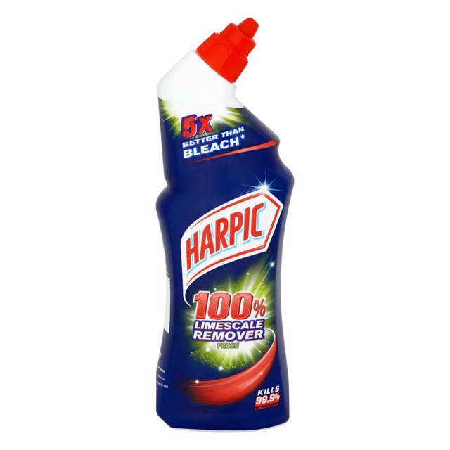 Harpic 100% Limescale Remover Fresh Toilet Cleaner Bathroom M&S   