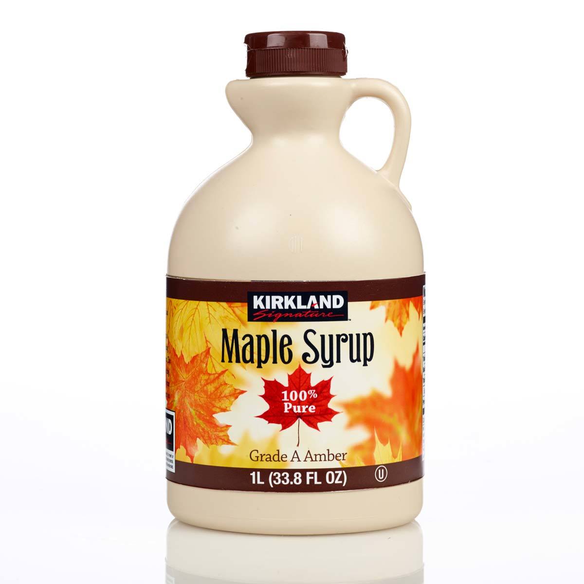 Kirkland Signature 100% Pure Grade A Amber Maple Syrup, 1L - McGrocer