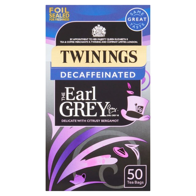 Twinings Decaffeinated Earl Grey Tea Food Cupboard M&S   