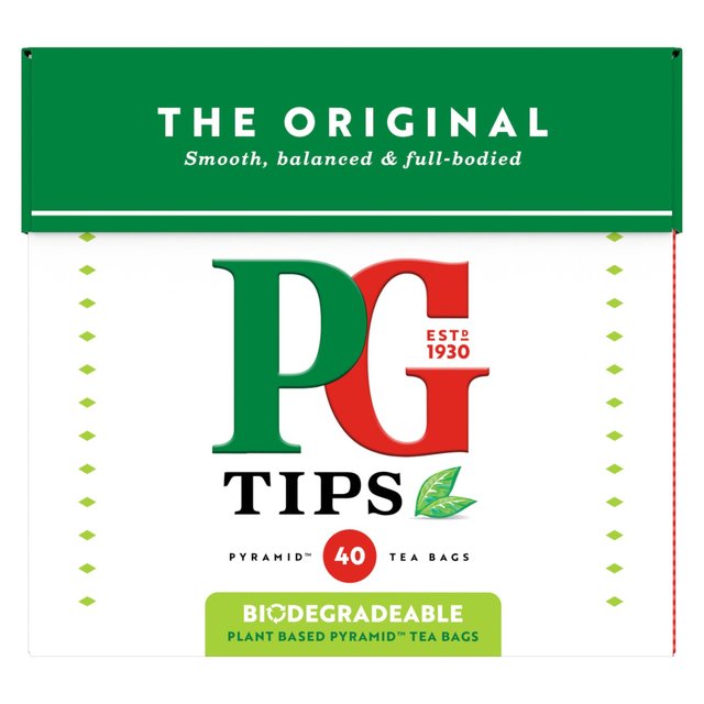 PG Tips Pyramid Biodegradable Teabags Tea M&S Default Title  