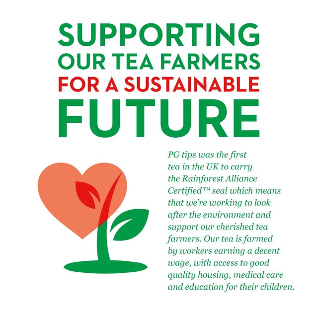 PG Tips Pyramid Biodegradable Teabags Tea M&S   