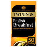 Twinings English Breakfast Tea, 50 Tea Bags Food Cupboard M&S Default Title  