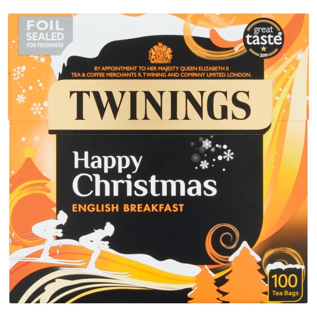 Twinings English Breakfast Tea, 100 Tea Bags Food Cupboard M&S   