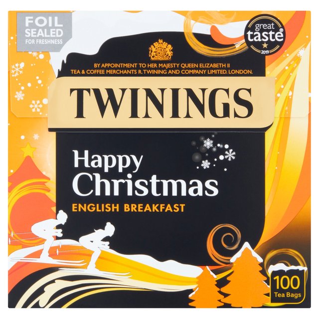 Twinings English Breakfast Tea, 100 Tea Bags Food Cupboard M&S   