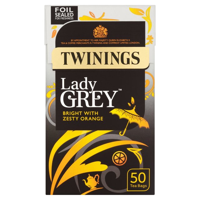 Twinings Lady Grey Tea, 50 Tea Bags