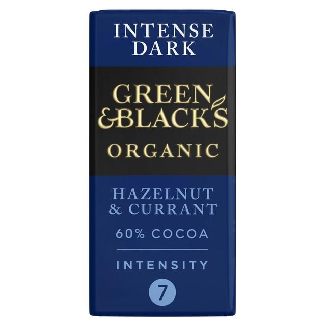 Green & Black's Organic Hazelnut & Currant Dark Chocolate Bar