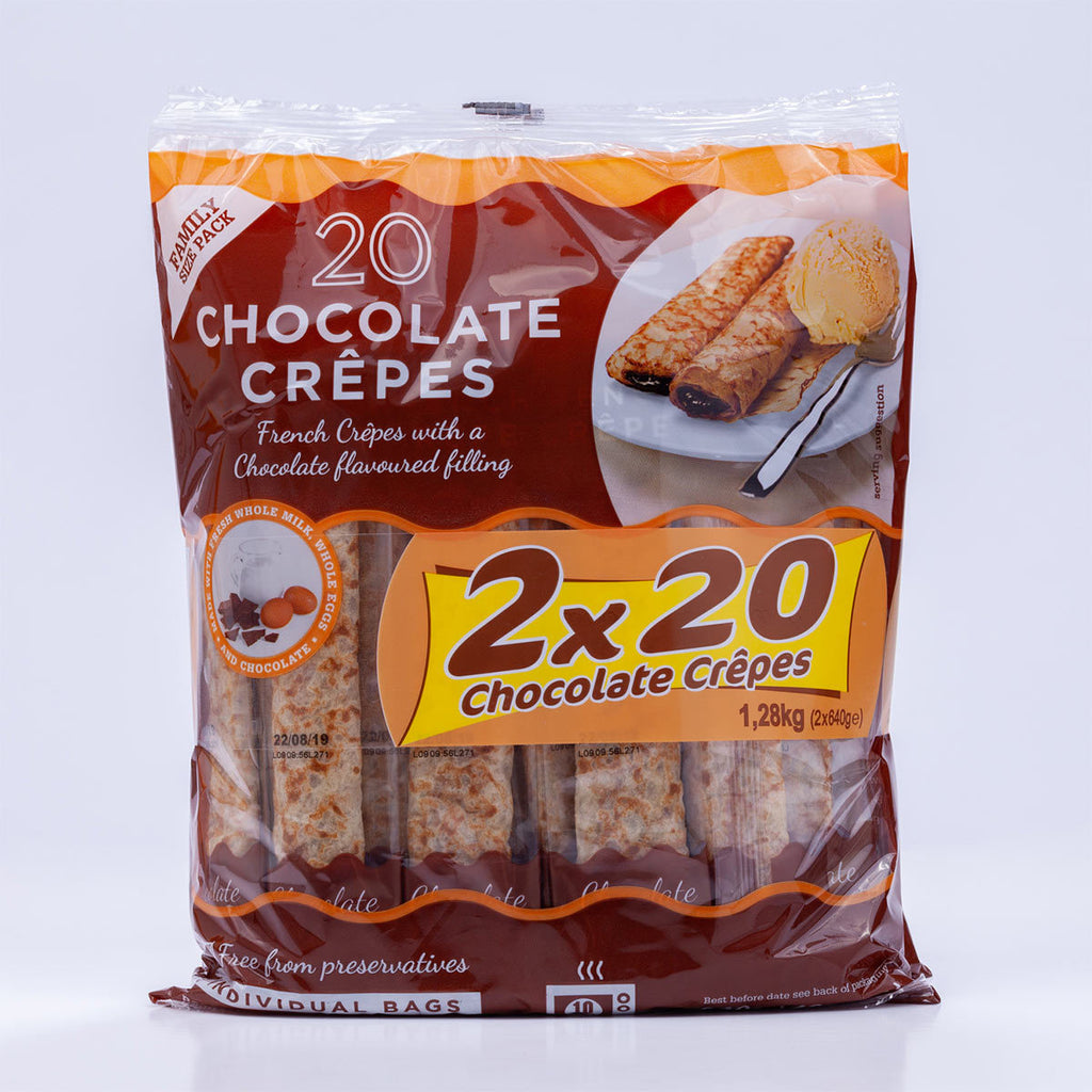 Tigreat Chocolate Crepes, 2 x 20 Pack