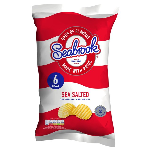 Seabrook Crinkle Cut Sea Salt Crisps Crisps, Nuts & Snacking Fruit M&S   