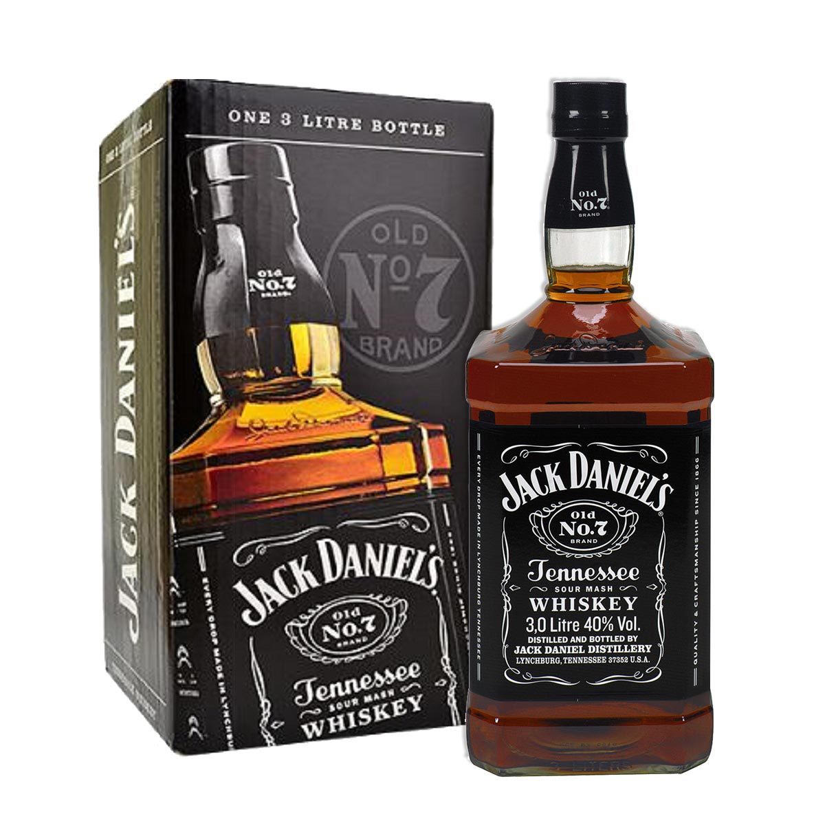 Jack Daniel's 3L Old No.7 Tennessee Whiskey JEROBOAM - McGrocer