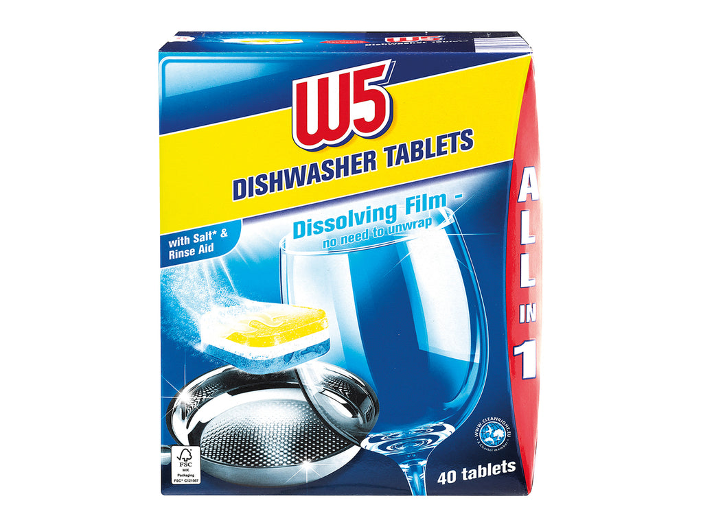 W5 All-in-1 Dishwasher Tablets