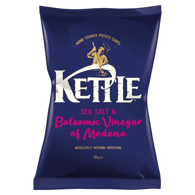 Kettle Chips Sea Salt & Balsamic Vinegar of Modena Sharing Crisps