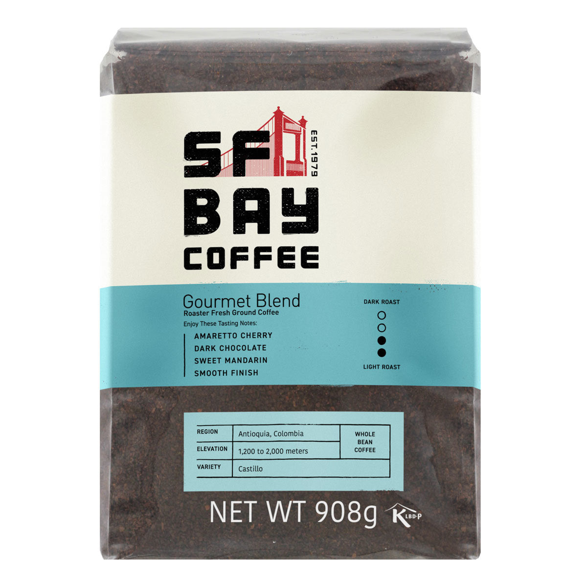 San Francisco Bay Gourmet Blend Ground Coffee, 908g Coffee Beans Costco UK   