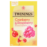 Twinings Cranberry & Raspberry Tea, 20 Tea Bags GOODS Sainsburys   