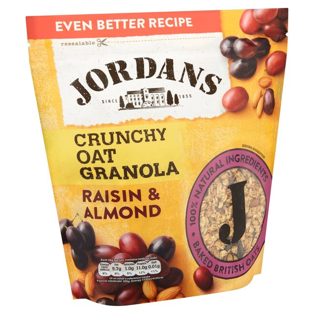 Jordans Crunchy Granola with Raisins & Almonds Food Cupboard M&S   