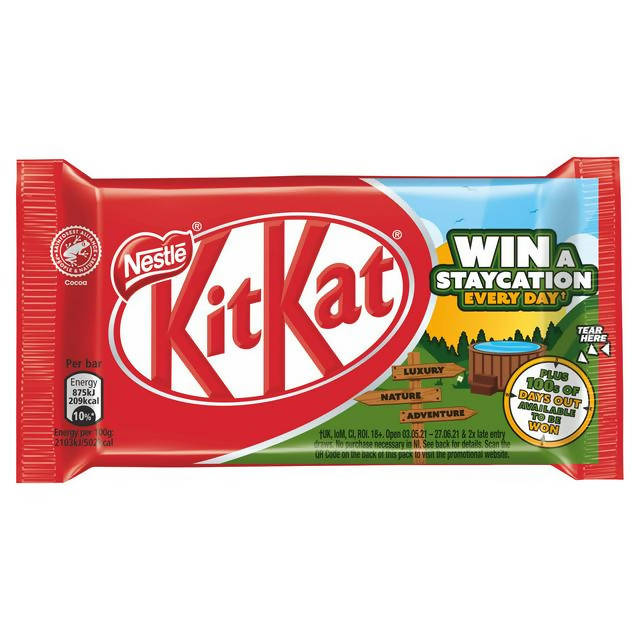 KitKat 4 Finger Milk Chocolate Bar 41.5g