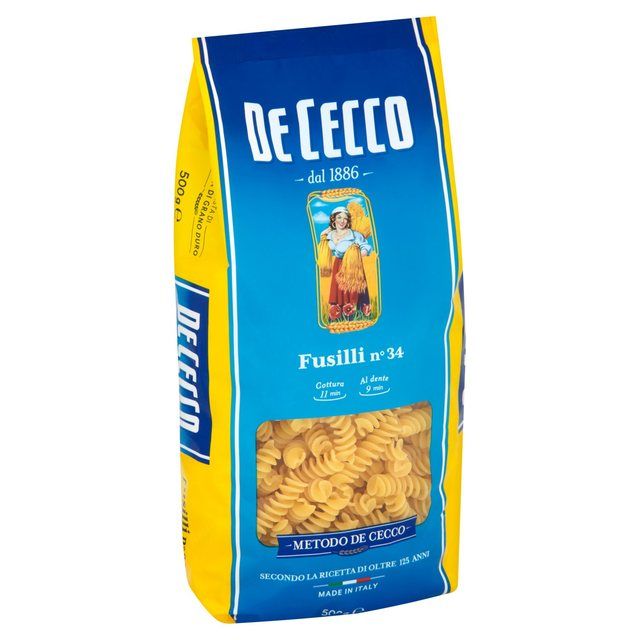 De Cecco Fusilli Pasta Food Cupboard M&S   