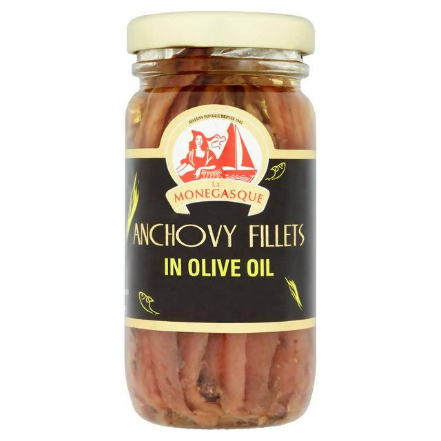 La Monegasque Anchovy Fillets In Olive Oil 100g (59g*)