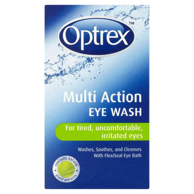 Optrex Multi Action Eye Wash For Tired, Uncomfortable, Irritated Eyes 100ml - McGrocer