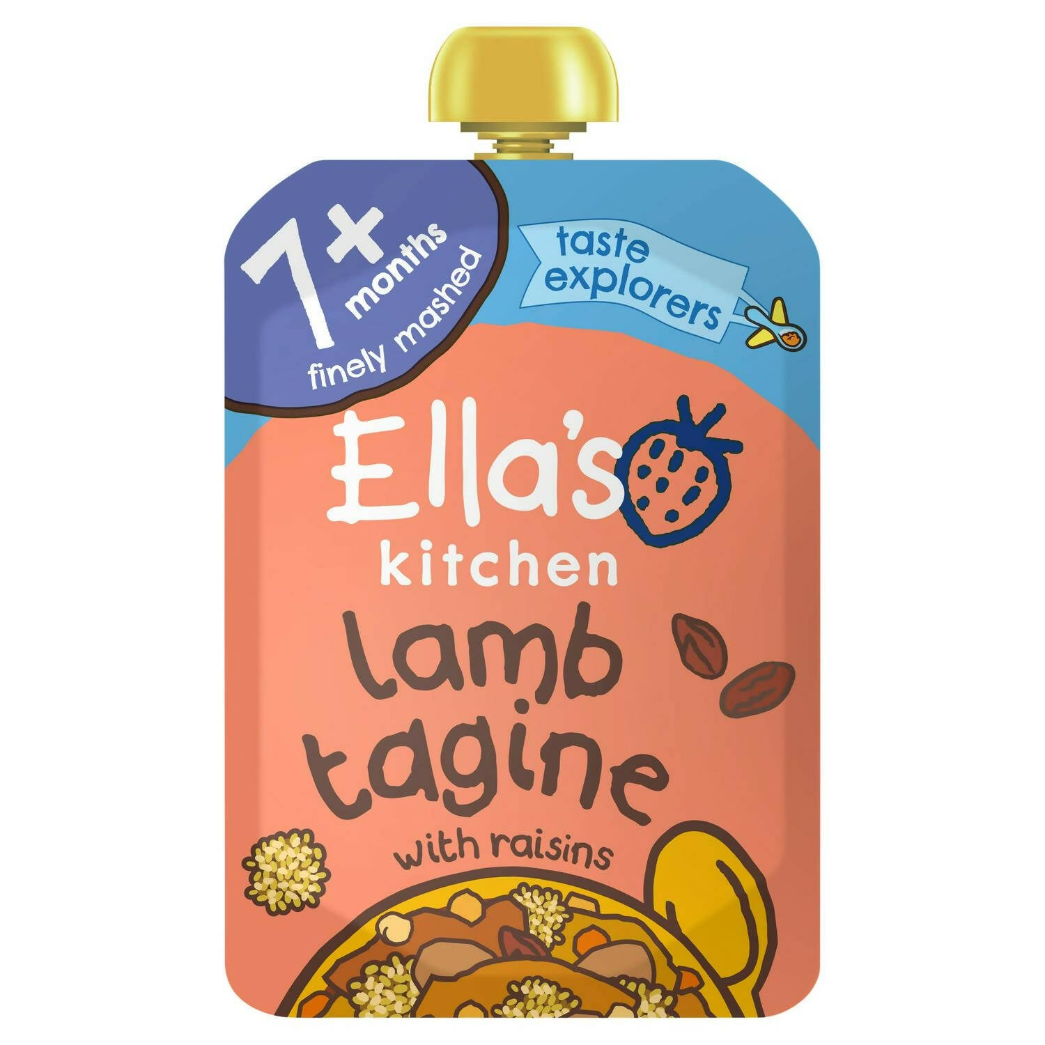 Ella's Kitchen Zingy Lamb Tagine with Raisins 7+ Months 130g GOODS McGrocer Direct   