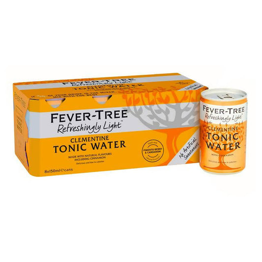 Fever-tree Light Clementine 8 x 150ml Adult soft drinks Sainsburys   
