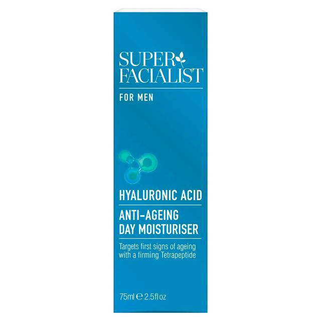 Super Facialist for Men Anti-Ageing Day Moisturiser 75ml Men's skincare Sainsburys   