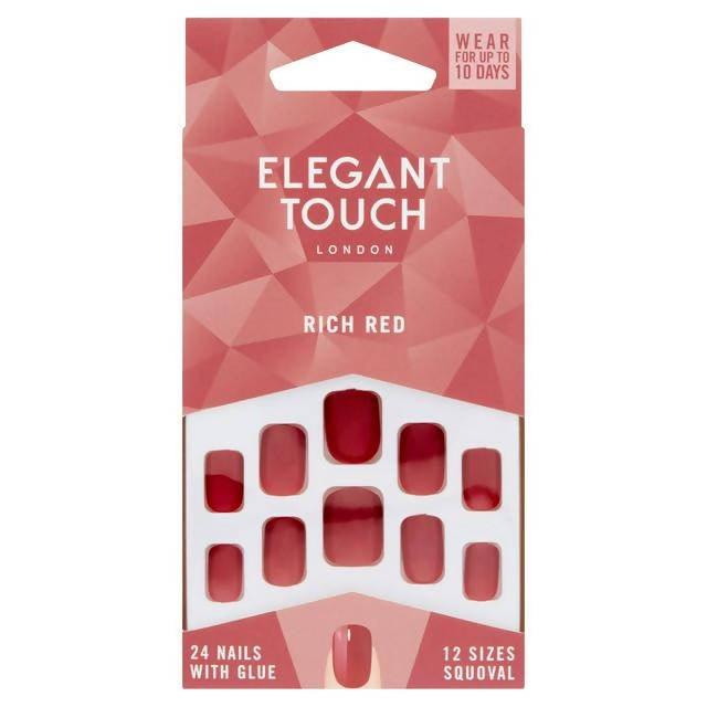 Elegant Touch Nails - Rich Red - McGrocer