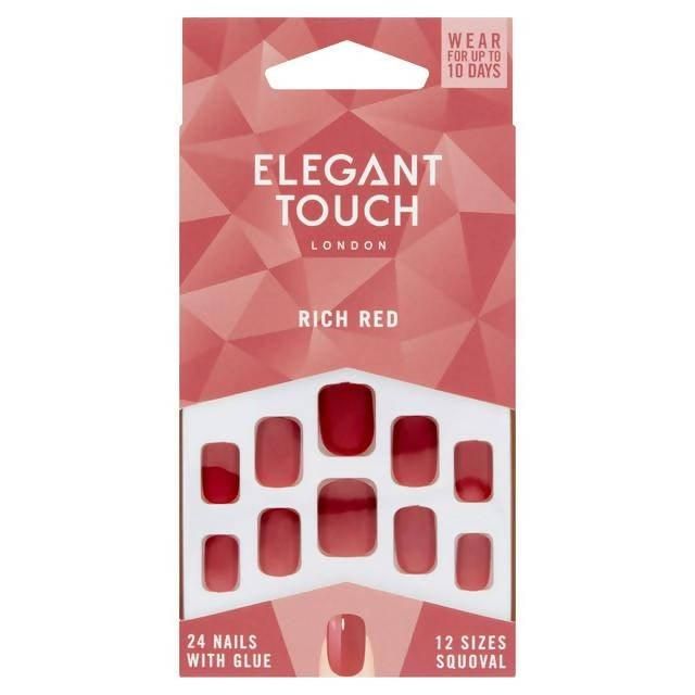 Elegant Touch Nails - Rich Red