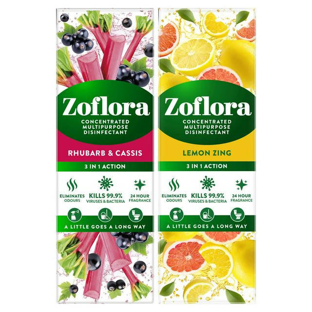 Zoflora Assortment 250ml Bleach & disinfectant Sainsburys   