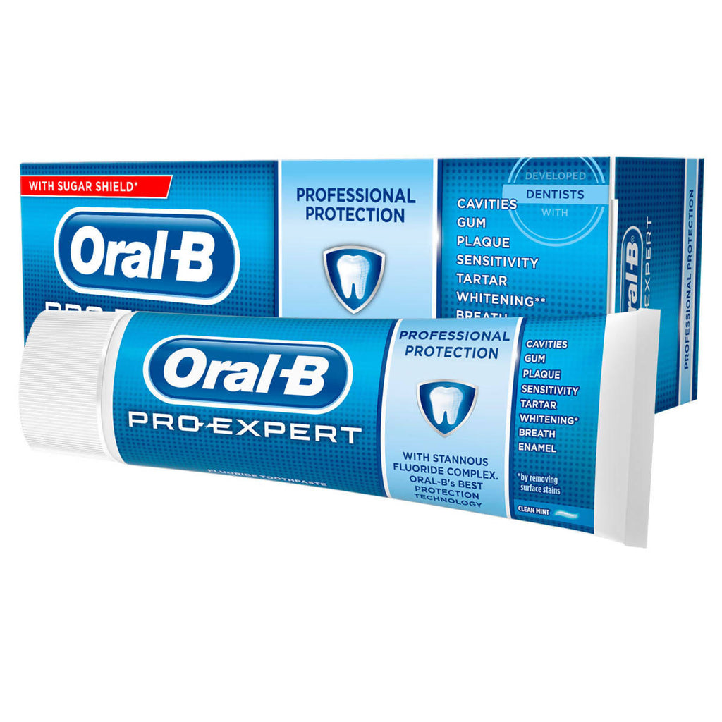 Oral-B Pro-Expert Mint Toothpaste, 6 x 75ml