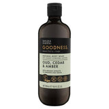 Baylis & Harding Goodness Oud, Cedar & Amber Natural Body Wash 500ml - McGrocer