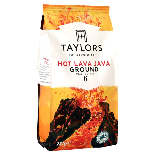 Taylors Dark Roast Hot Lava Java Ground Coffee Tea M&S   