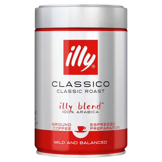 illy Espresso Ground Coffee Tea M&S Default Title  