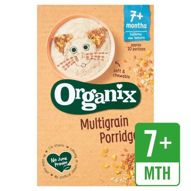 Organix Multigrain Organic Baby Porridge, 7 mths+